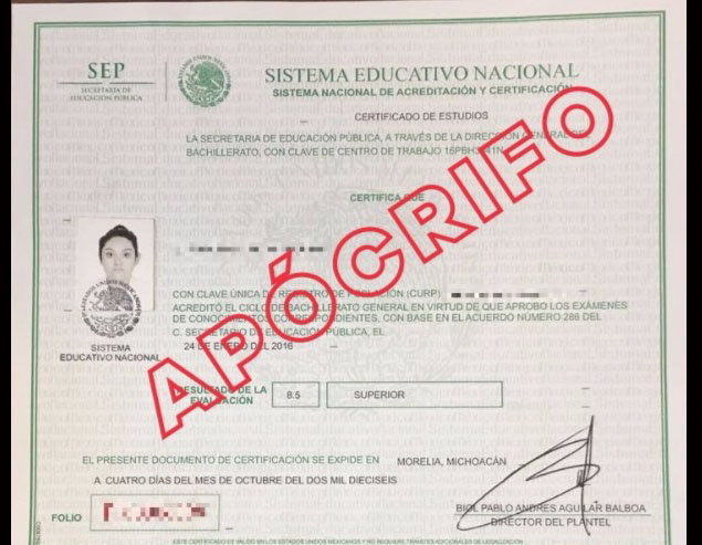 Detecta Umsnh Certificados Falsos De Bachillerato Se Invalida Inscripcion De Quienes Los Presentan Ahuizote