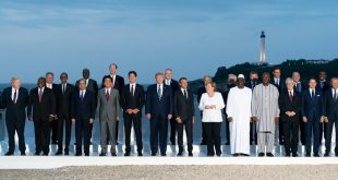 Los líderes del G7 reunidos en Biarritz, Francia