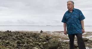 El Secretario General de la ONU, António Guterres, visitó la isla de Tuvalú para ser testigo directo de cómo el aumento de los mares engullirá esta nación.