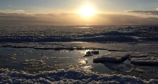 La playa de Norrmjöle en las afueras de Umeå, en el norte de Suecia.