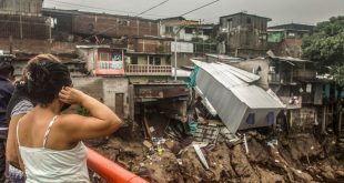 Daños causados por la Tormenta Tropical Amanda en El Salvador.