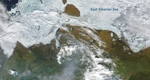 Incendios forestales en Siberia en 2020 vistos desde el espacio.