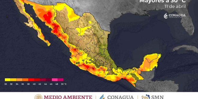 Continuará El Ambiente Muy Caluroso En Los Estados Del Litoral Del Pacífico Y La Península De 4090