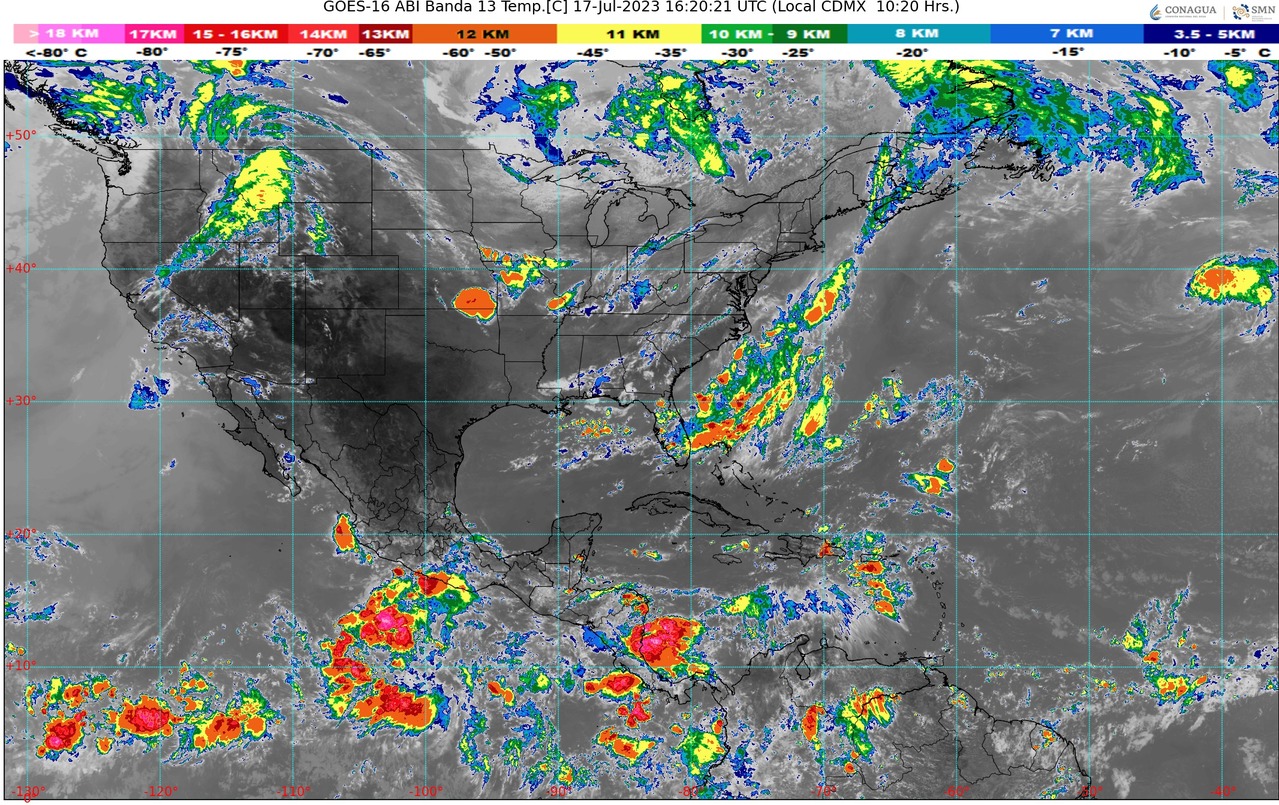 Cielo Medio Nublado A Nublado Con Lluvias Puntuales Intensas En