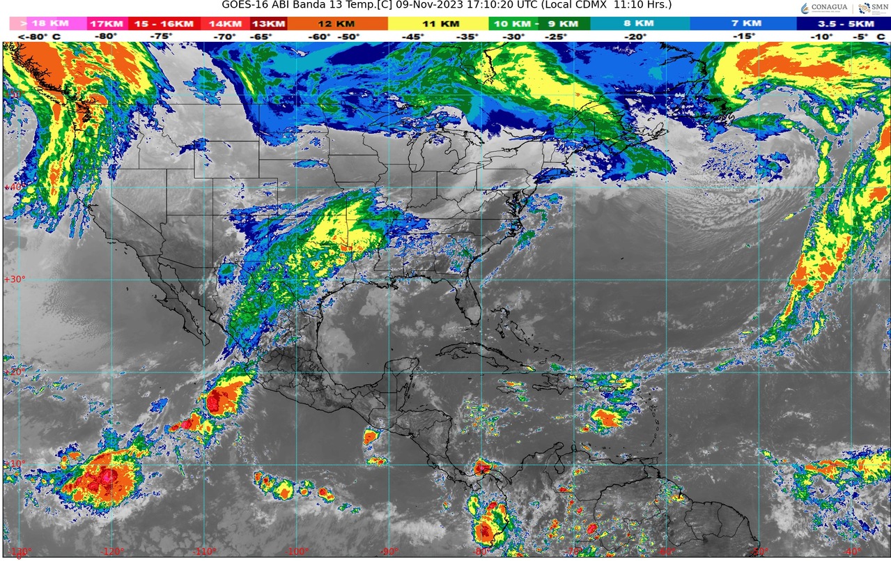 Cielo medio nublado por la mañana y nublado por la tarde con lluvias