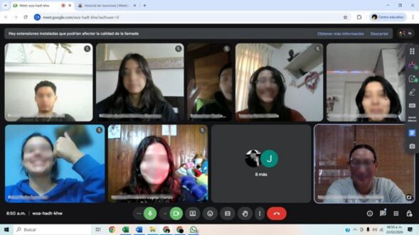 Comunidad nicolaita participa activamente en clases virtuales