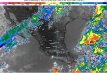 Lluvias aisladas (0.1 a 5 mm). Temperaturas máximas de 40 a 45 ° en zonas de Michoacán (centro, sur y suroeste)
