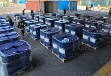 FGR asegura 54 mil litros de precursores químicos