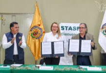 Histórica alianza entre UMSNH y STASPE; Yarabí Avila y Antonio Ferreyra signan convenio de colaboración