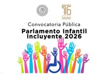 El Congreso del Estado invita a menores de 9 a 12 años al Parlamento Infantil Incluyente 2026