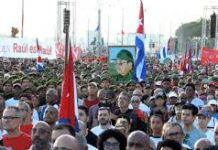 Más de 250 mil cubanos salieron a las calles de La Habana para defender al ex presidente Raúl Castro