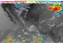 Lluvias fuertes con puntuales muy fuertes (50 a 75 mm): Michoacán (norte y noreste)