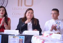 Acompaña Belinda Iturbide presentación de actividades por 487 Aniversario de la Tenencia de Santa Fé del Río