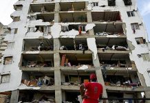 Por doble terremoto van en Venezuela oficialmente 929 muertos, y miles de desaparecidos