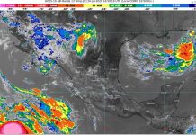 Chubascos con lluvias puntuales fuertes (25 a 50 mm): Michoacán (norte, centro y este)