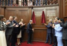 Reconoce Congreso local trayectoria de Amalia Solórzano con letras doradas en recinto legislativo