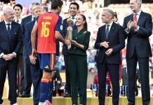 Claudia Sheinbaum felicita a España por conquistar la Copa Mundial de Futbol y reconoce el trabajo coordinado de los países anfitriones de la justa deportiva