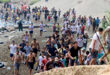 40 mil migrantes cruzan frontera de Ceuta para llegar a España