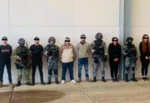 Ejército Mexicano y la Guardia Nacional detuvo a 12 integrantes del CJNG en Michoacán