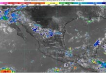 Chubascos con lluvias puntuales fuertes (25 a 50 mm): Michoacán (centro y oeste). En algunas zonas: Temperaturas máximas de 35 a 40 °C