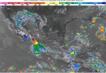 Lluvias fuertes con puntuales muy fuertes (50 a 75 mm): Michoacán (norte, oeste y sur)