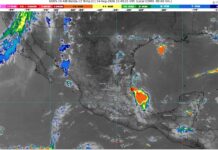 Lluvias fuertes con puntuales muy fuertes (50 a 75 mm): Michoacán (norte, centro y este)