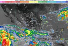 Lluvias fuertes con puntuales muy fuertes (50 a 75 mm): Michoacán (norte, oeste, este y sur)