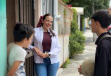 Giulianna Bugarini: Lomas de Hidalgo se escucha y se recorre casa por casa