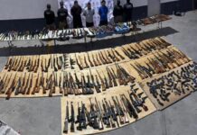 Fuerzas federales aseguran arsenal proveniente de Texas: 210 armas de alto poder