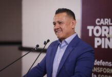 Destaca Torres Piña coordinación institucional para lograr avances históricos en seguridad