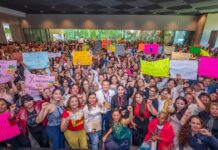 Más de 2 mil 500 mujeres de todo Michoacán cierran filas con Torres Piña en defensa de la soberanía nacional
