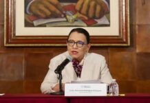 Secretaria de Gobernación Rosa Icela Rodríguez visitó Michoacán para atender causas de la violencia