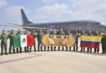 Gobierno de México envía primeras 854 despensas a Colombia por sismo