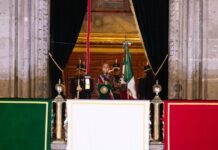 ¡Viva México libre, independiente y soberano!: presidenta Sheinbaum encabeza ceremonia por el 216 Aniversario del Grito de Independencia