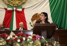 Bedolla le cumple a Michoacán, afirma Erendira Isauro al contestar al Quinto Informe de Gobierno