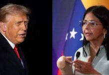 Trump cree que Venezuela “no está preparada” para las elecciones y Delcy Rodríguez promete que “habrá”