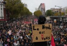 Disturbios en varias ciudades francesas en una nueva jornada de movilización con cientos de miles de manifestantes
