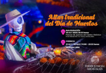 Con 22 años de tradición, abre sus puertas el Altar de Día de Muertos del Poder Judicial de Michoacán