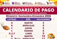 Del 3 al 27 de noviembre, pago de Programas de Bienestar