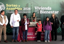 Presidenta Claudia Sheinbaum encabeza sorteo de asignación de 448 viviendas de la Conavi en Pátzcuaro, Michoacán