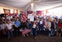 Giulianna Bugarini y liderazgos territoriales acuerdan caminar juntos por la transformación de Morelia