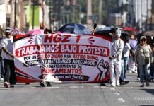 IMSS y sindicato acuerdan aumento salarial. Continúan protestas
