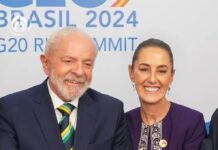 Sheinbaum felicita a Lula por su victoria en Brasil